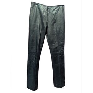 Cache Black Leather Pants